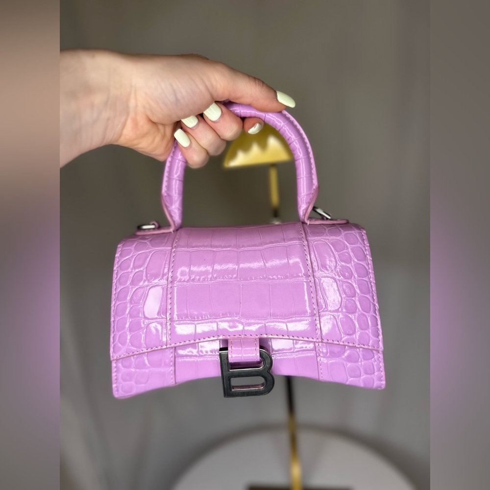 Balenciaga XS Hourglass Top Handle Bag - Picture 4 of 7